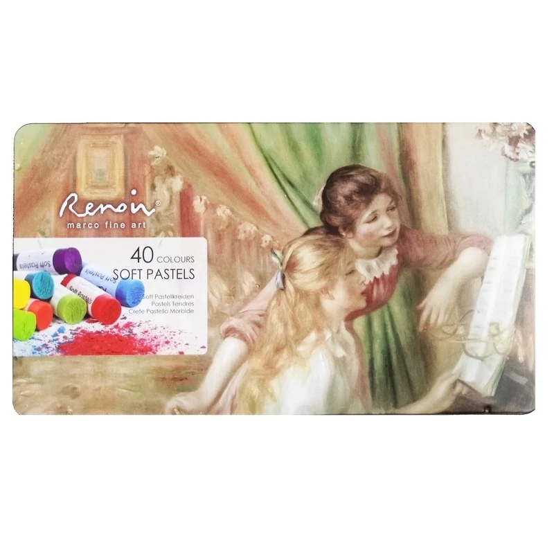 پاستل گچی renoir بسته 40 رنگ