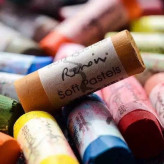 پاستل گچی جعبه فلز renoir بسته 80 رنگ