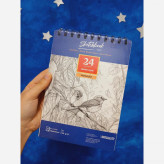 دفتر طراحی 24 برگ اشتنباخ سایز a5 دفتر طراحی جلد سخت