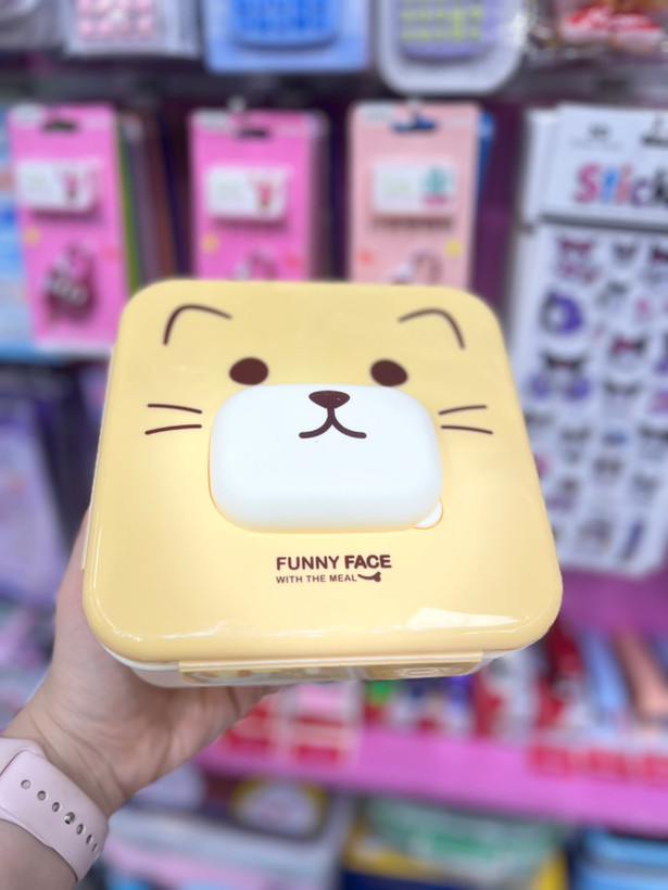 ظرف غذای کودک مدل funny face