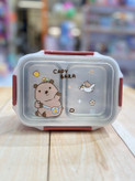 ظرف غذا استیل دو قسمتی دو طبقه طرح کاپی بارا