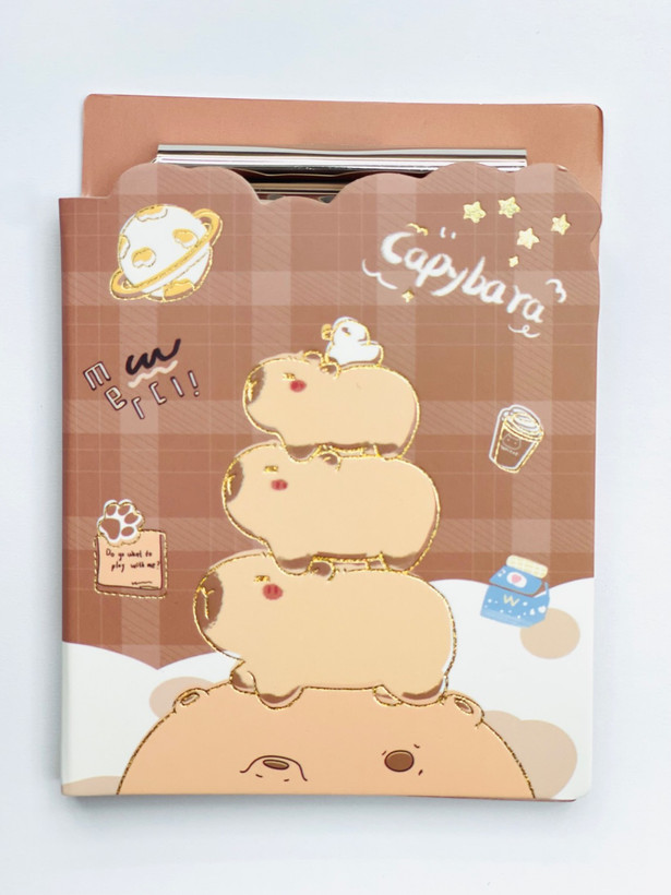 دفترچه یادداشت گیره دار (Clip Pad) طرح کاپیبارا