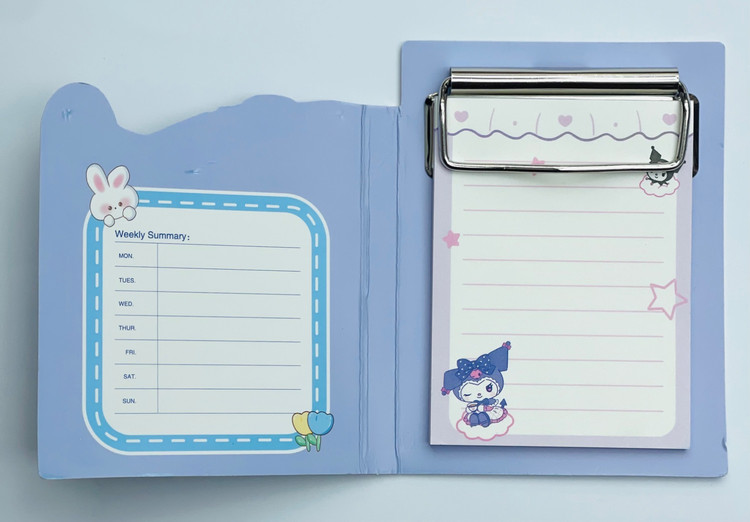 دفترچه یادداشت گیره دار (Clip Pad) طرح سانریو (Sanrio)