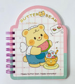 دفترچه یادداشت فانتزی طرح Butter Bear (مدل A7)