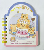 دفترچه یادداشت فانتزی طرح Butter Bear (مدل A7)