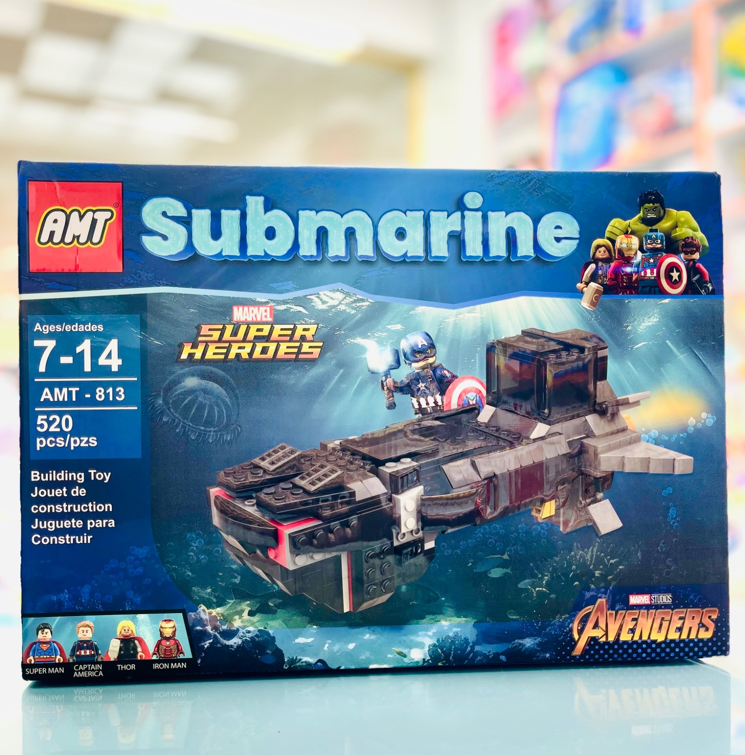 لگو زیردریایی انتقام‌جویان (Avengers Submarine) مدل AMT-813