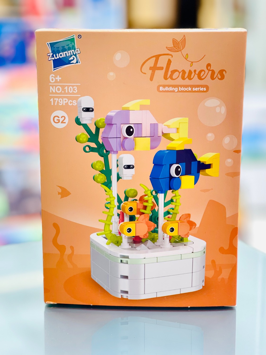 لگو ساختنی فانتزی سری Flowers مدل ماهی‌های اعماق دریا (G3)