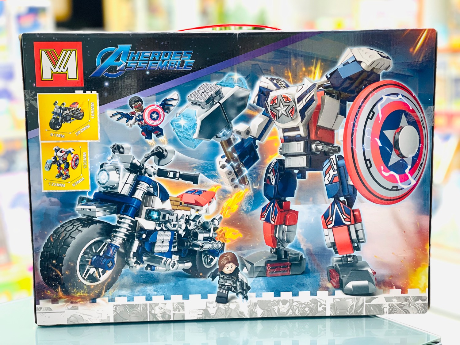لگو ساختنی قهرمانان Aheroes Assemble مدل Falcon Captain America