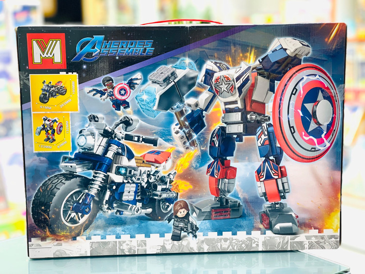 لگو ساختنی قهرمانان Aheroes Assemble مدل Falcon Captain America