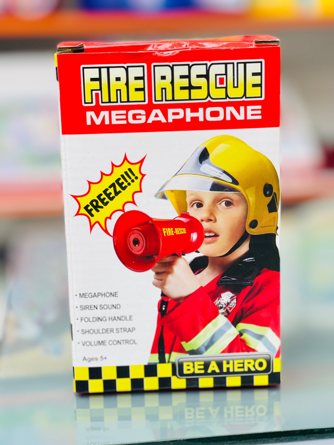 بلندگوی اسباب‌بازی آتش‌نشانی مدل Fire Rescue Megaphone
