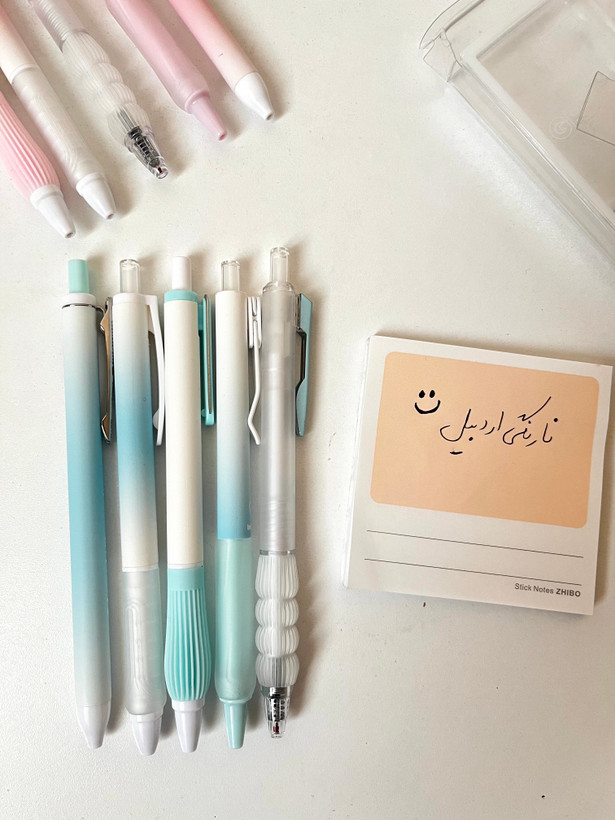 روانویس پاستلی گریپ دار بسته ۵ عددی