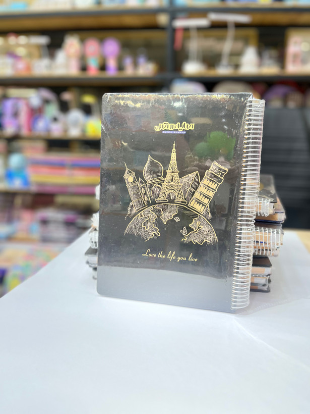 دفتر ۱۶۰ برگ جلد ضخیم برند سایه روشن