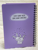 دفتر یادداشت ۱۰۰ برگ سیمی پاپکو طرح خرگوش Funny Bunnies (سایز B6)