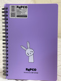 دفتر یادداشت ۱۰۰ برگ سیمی پاپکو طرح خرگوش Funny Bunnies (سایز B6)