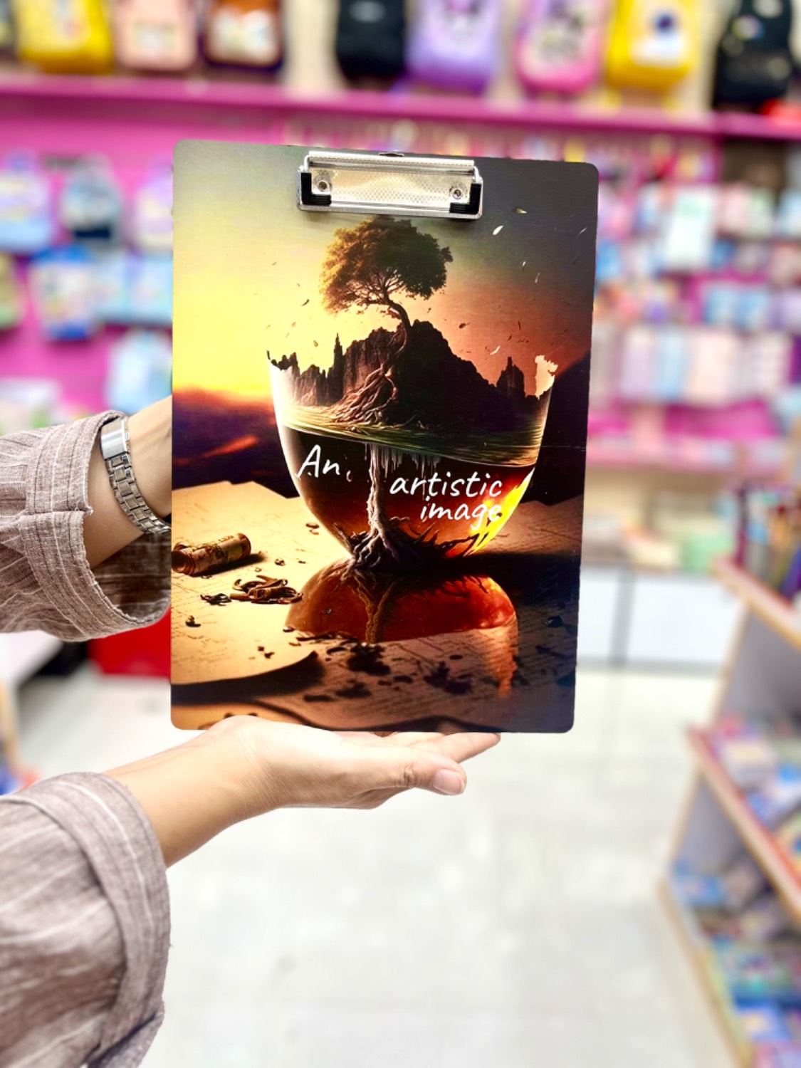 تخته شاسی گیره فلزی مناسب کاغذ A4