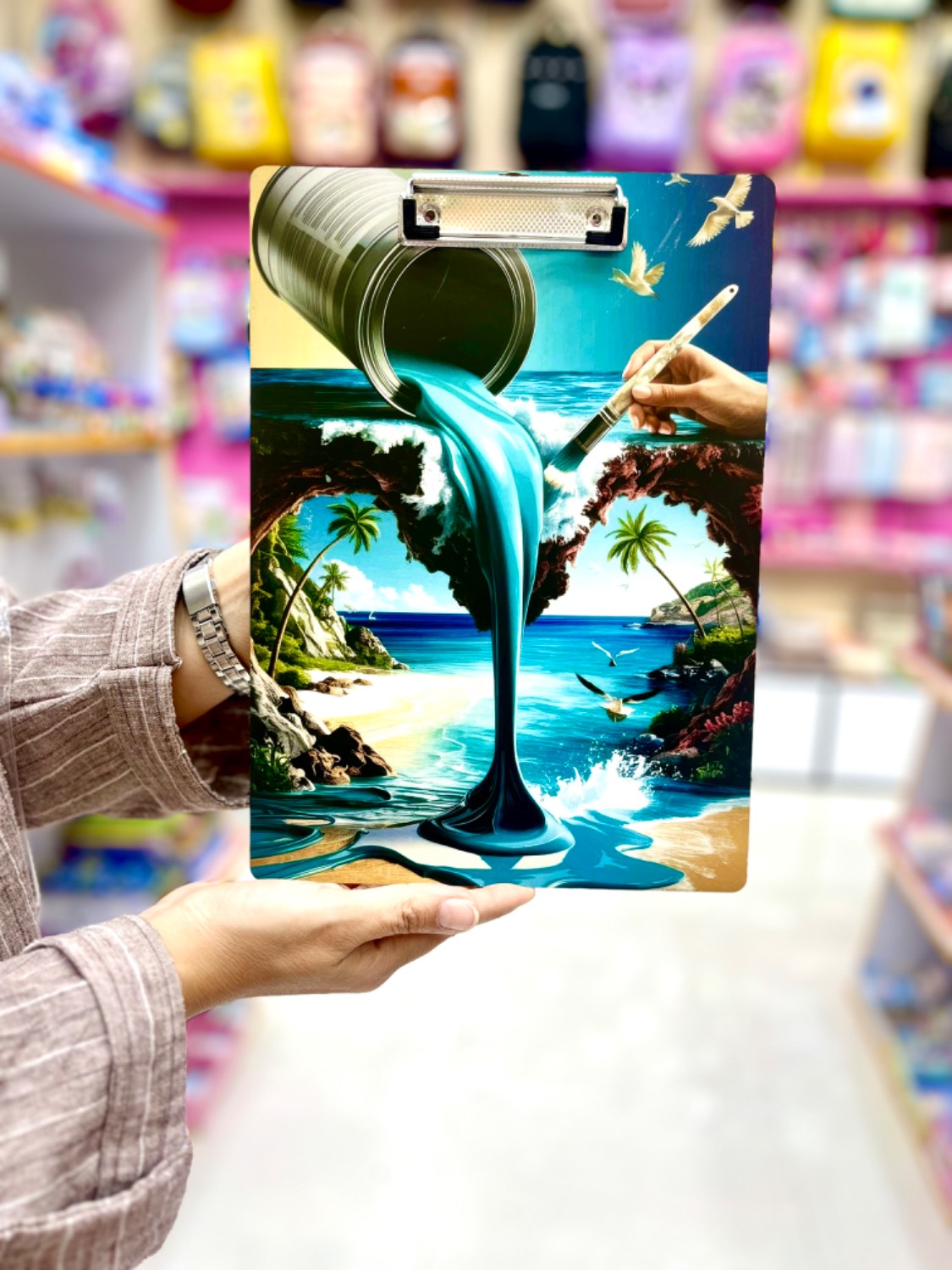 تخته شاسی گیره فلزی مناسب کاغذ A4